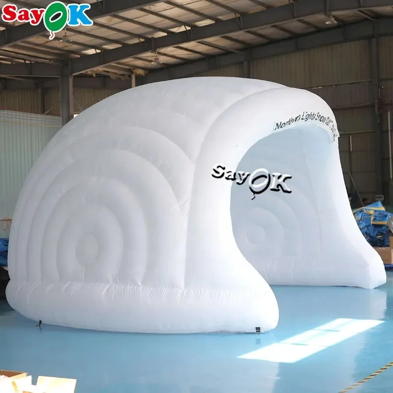 SAYOK-tienda de cúpula inflable gigante, estructura de cubierta inflable portátil para evento, fiesta, escenario, boda, exposición comercial