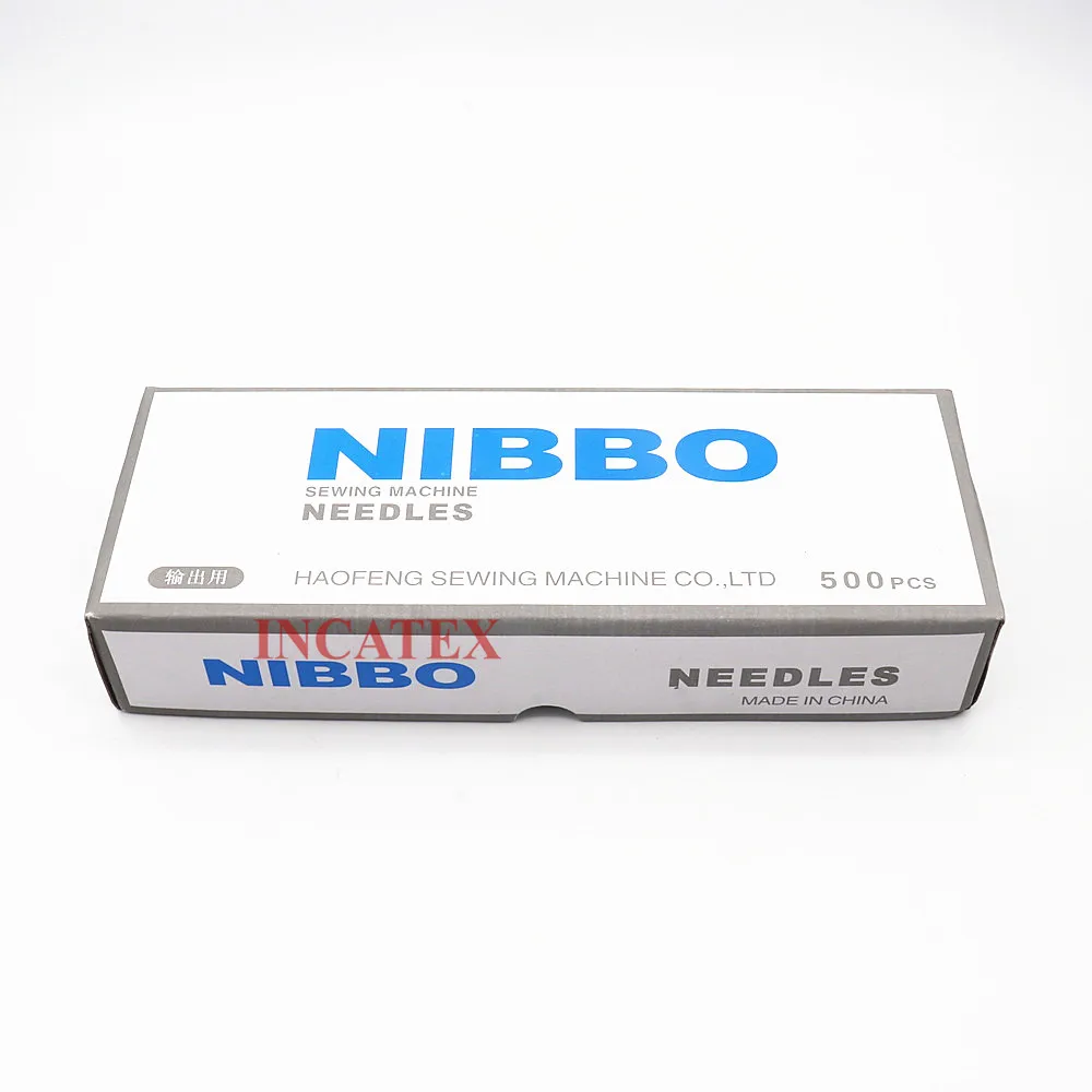 500 Pcs Genuine NIBBO Sewing Needle DCX1 65/9 70/10 75/11 80/12 90/14 100/16 110/18 For Industrial Sewing Machine