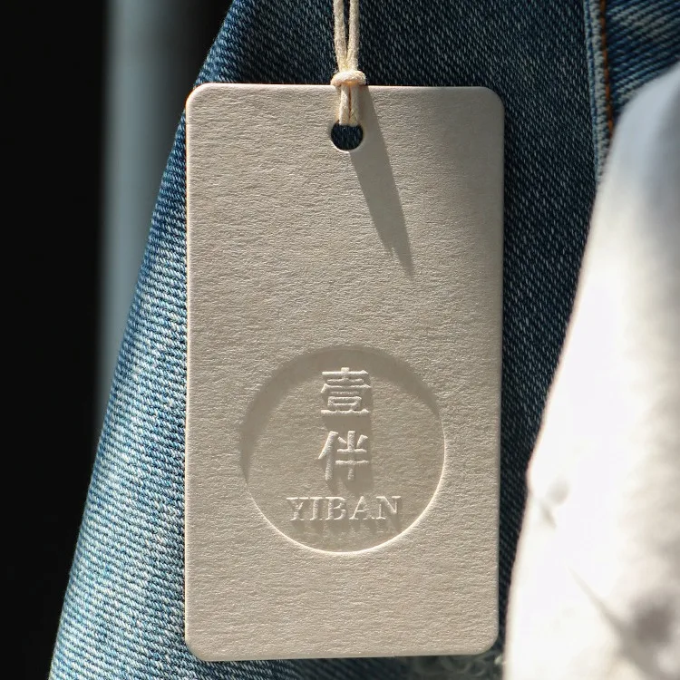 Custom Hang Tags Labels Clothing Brand Fashion Business Handmade Merchandise Logo Design Hang Personalized Tag 750g Paper