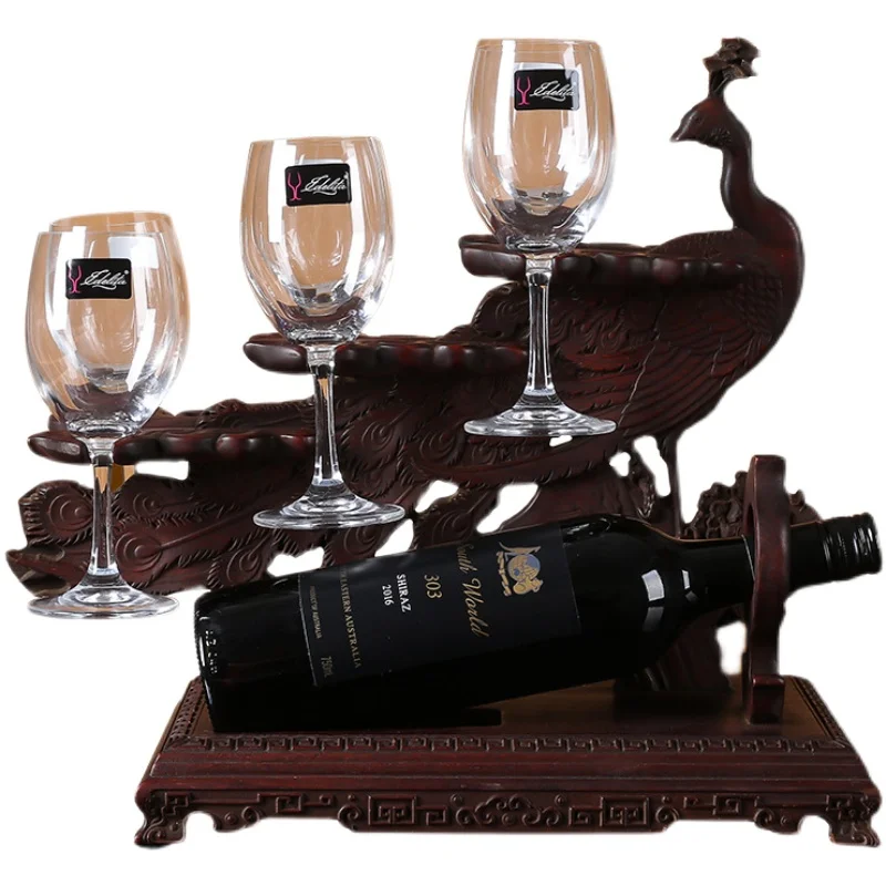 

Redwood Rich Peacock Winery Solid Wood Wine Wooden Red