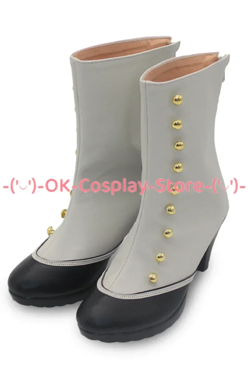 [Customized] Game Project Sekai Colorful Stage Anniversary Rin Cosplay Shoes Anime Roleplay Prop Halloween Party PU Leather Boot