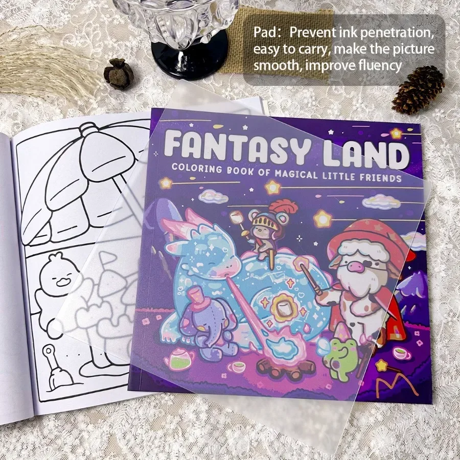 Adult Coloring Book: Comfy Girl, Bold Simple, Relaxing, Creativity Boost, Parent-Child Fun, Xmas/Halloween Gift, Vivid Patterns