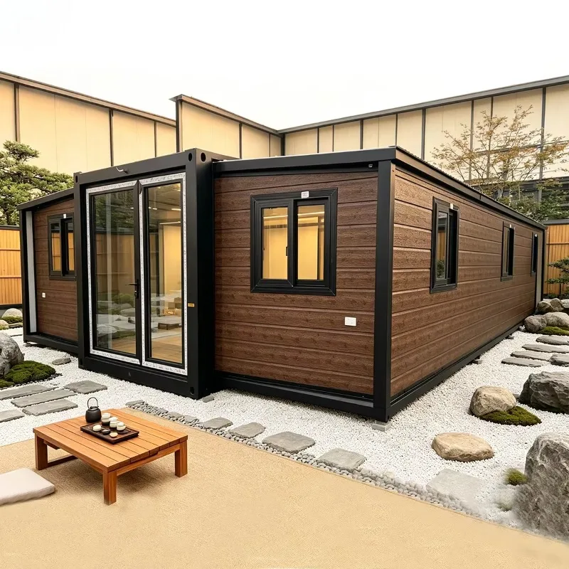 Royal Container House 20/30/40ft Eco Friendly Modular Office Studio 2 Bed 1 Bath Easy Assembly Fire Retardant Durable