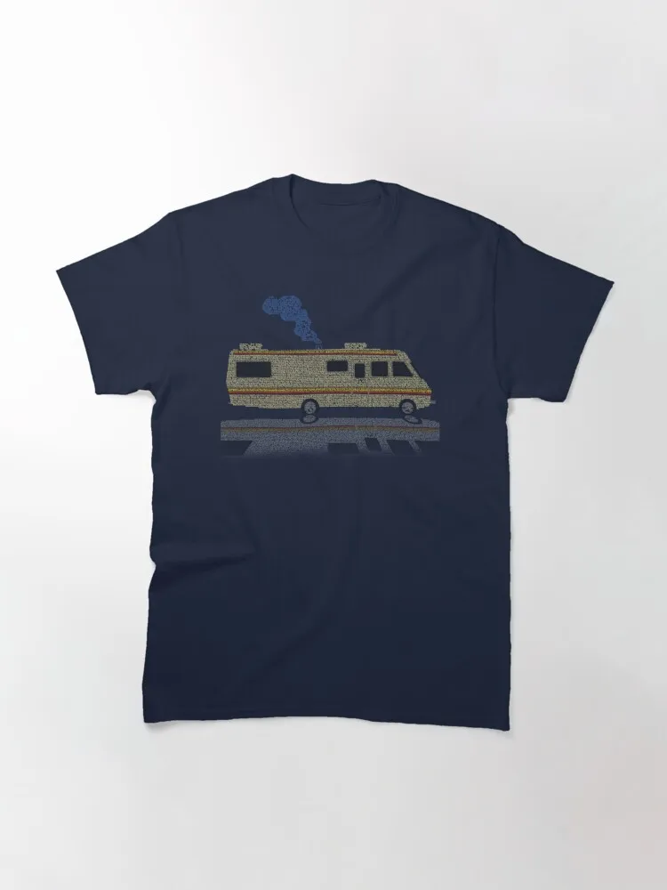 

Вся история завернулась в один RV (во все тяжкие RV) Классическая футболка Оверсайз Футболки для женщин/мужчин одежда