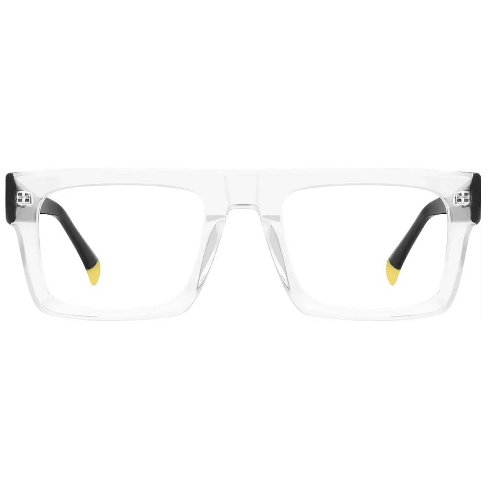 

Оправы для очков FYTOO из ацетата, прозрачные, увеличенные, квадратные, с полной оправой, для повседневной носки и уличной моды LM6603-C3