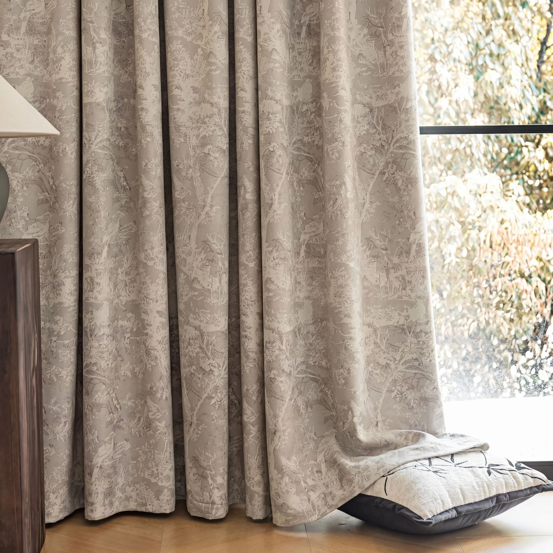 Custom Size Pastoral Curtains for Living Room Bedroom Drapes Thermal Insulated Room Darkening Energy Efficient Window Curtains