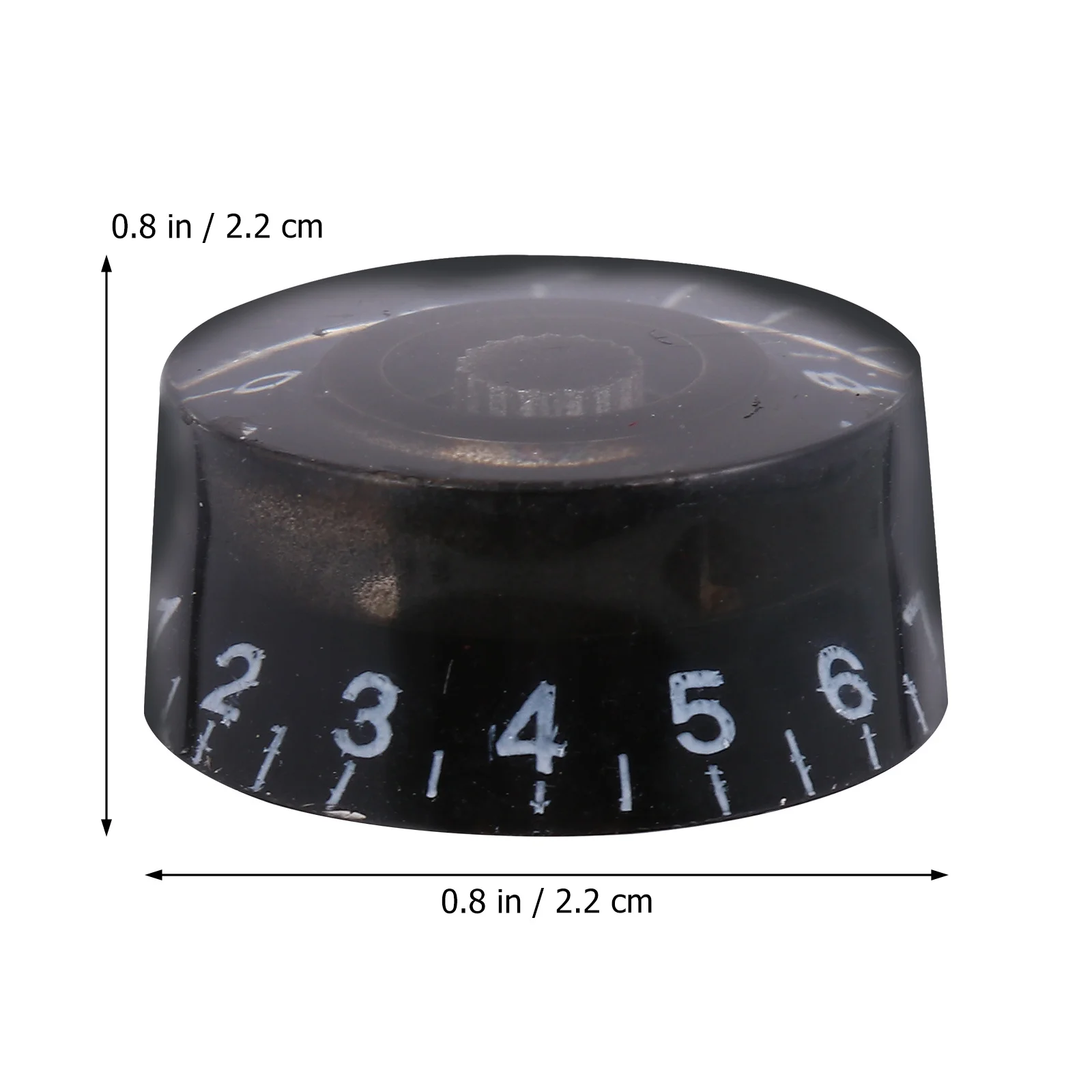 

10 Pieces Electric Guitar Control Knob High-Quality Acrylic Potentiometer Knobs for Amplifier Effect Pedals and Audio