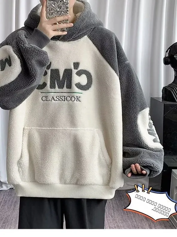 

Мужская толстовка с капюшоном, осенняя новинка, повседневная, свободная, в уличном стиле, универсальная верхняя одежда для городской моды