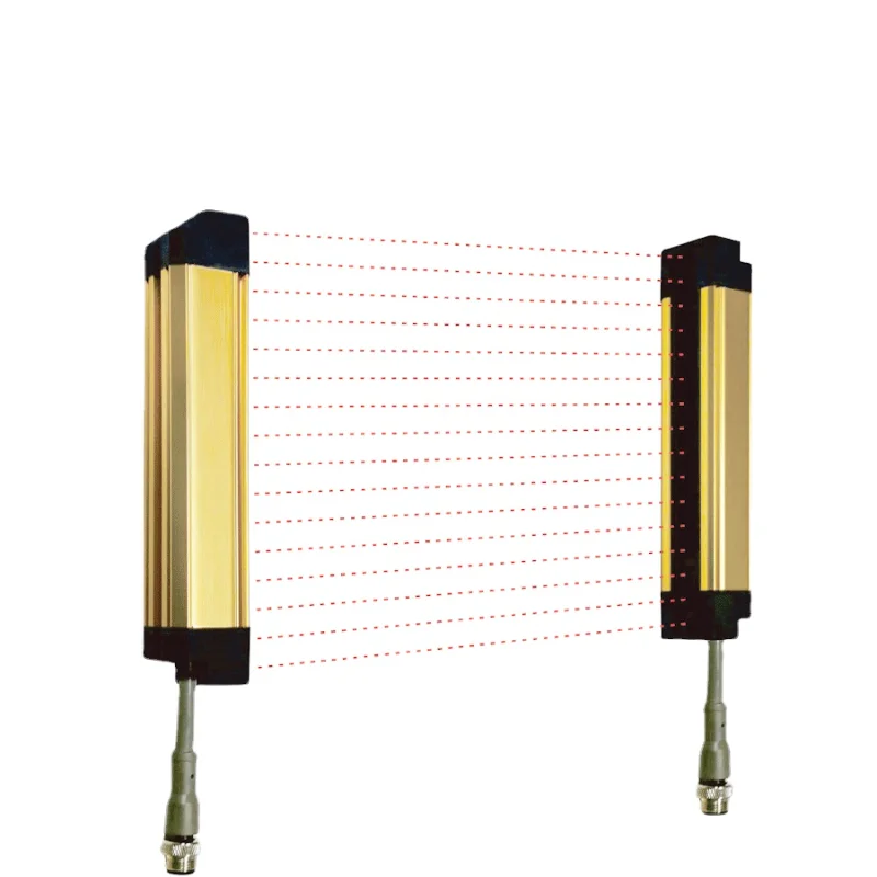 Sensor Dead Zone Free Infrared Safety Grating Light Curtain opposite Punch Hydraulic Press Hand Protection Device