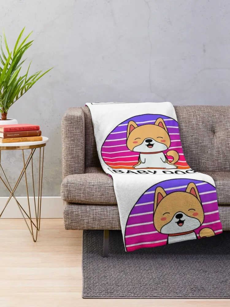 Baby Doge Doo Doo Dooo Throw Blanket Large Bed linens Designers Blankets