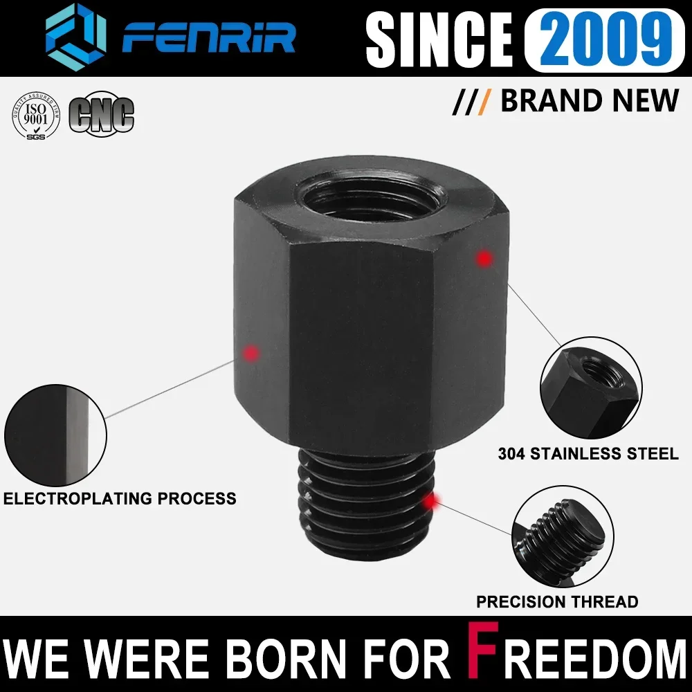M10 Motorcycle Mirror Extensions Riser Conversion Bolt Screw for Yamaha Honda Suzuki Kawasaki Benelli Triumph KTM Aprilia Ducati