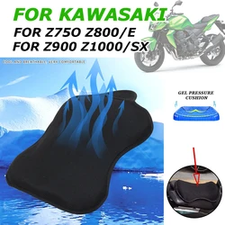 For KAWASAKI Z900 Z 900 Z800 800 E Z800E Z750 Z1000 SX Z1000SX Motorcycle Accessories Gel Seat Cushion Breathable Air Pad Cover