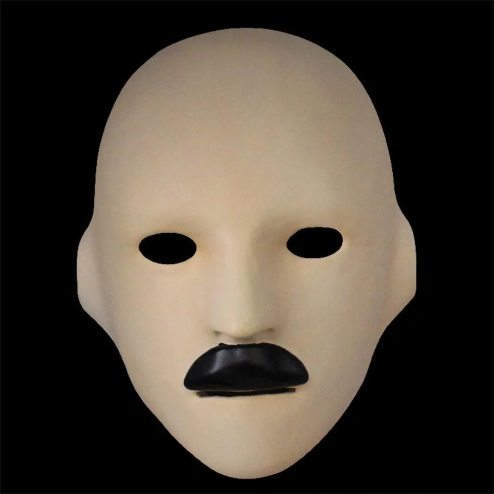 

Bald Beard Mask Resin Mask Halloween Funny Performance Party Prop
