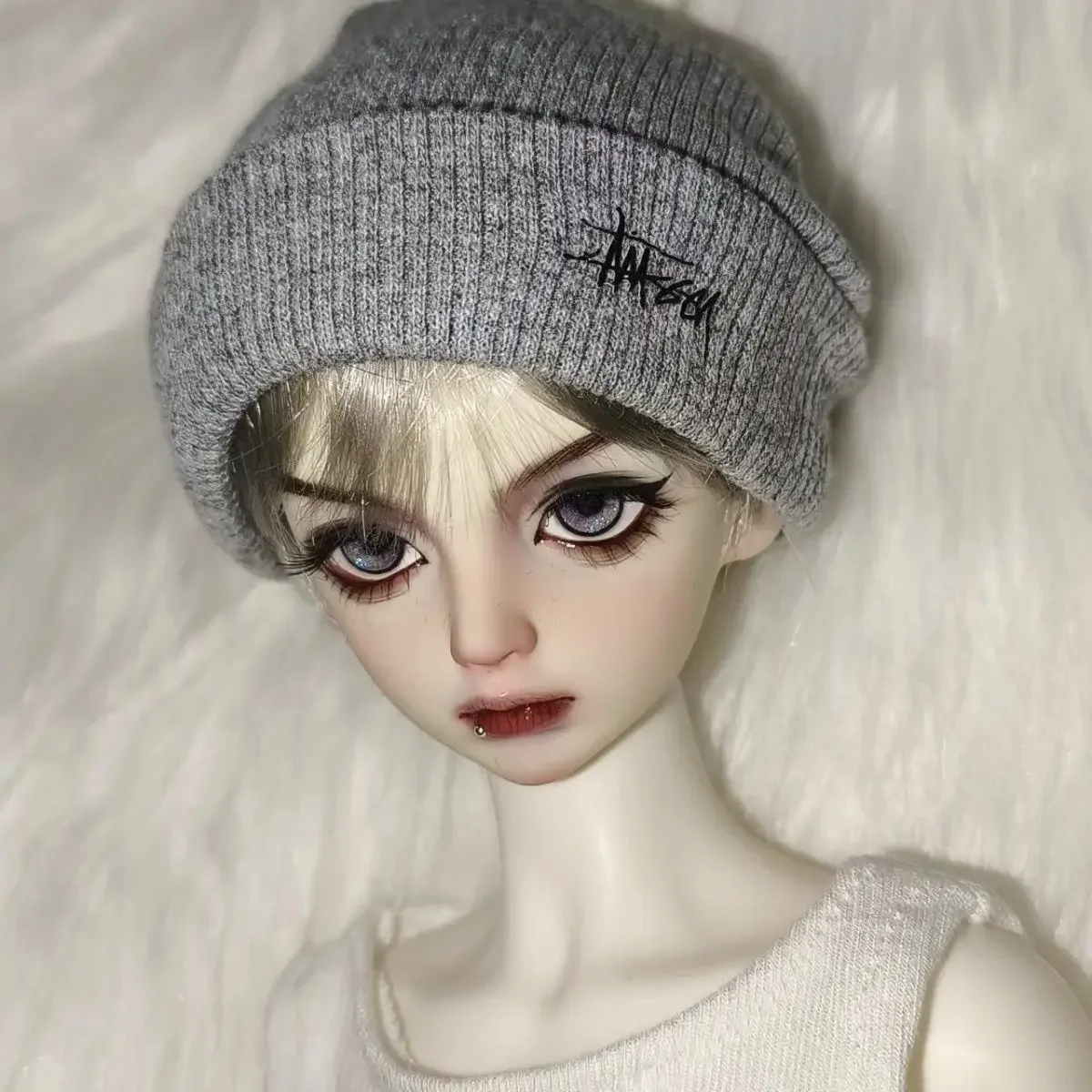 หมวกตุ๊กตา1/3 1/4 1/6สำหรับตุ๊กตา BJD ชายหญิงหมวกถักแบบทำมือของเล่นเด็กผู้หญิงเพลย์เฮาส์แต่งตัวเป็นของขวัญเครื่องประดับตุ๊กตาไม่มีตุ๊กตา