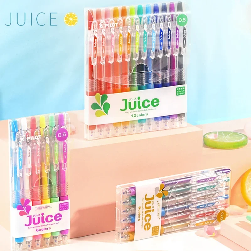 

Гелевая ручка Pilot Juice 0,5 мм, гладкая, идеально подходит для план, справочника, письменные принадлежности, канцелярские ручки LJU-10UF