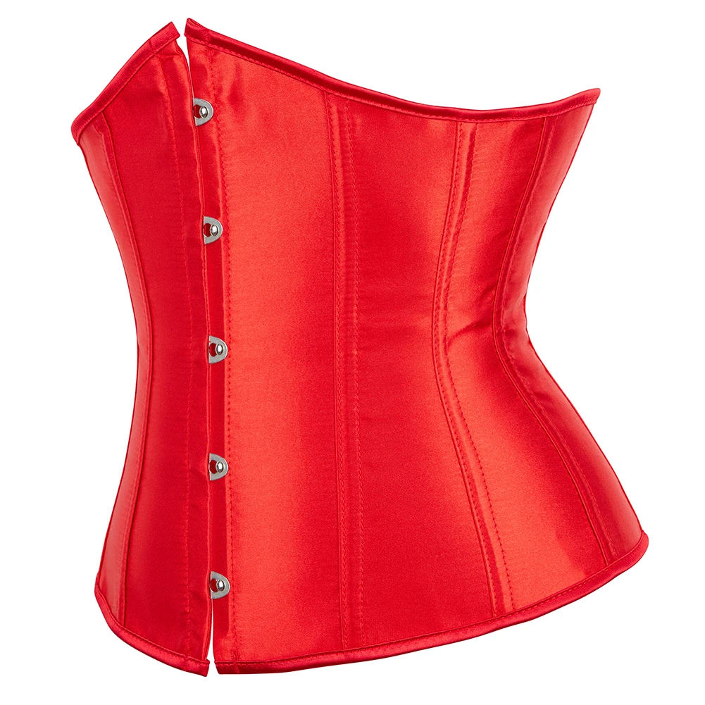Unterbrust-Korsett Taillenformendes Korsett Bustiers Körperformer für Frauen Steampunk Schnür-Korsett Gürtel Taillentrainer – Detail 9