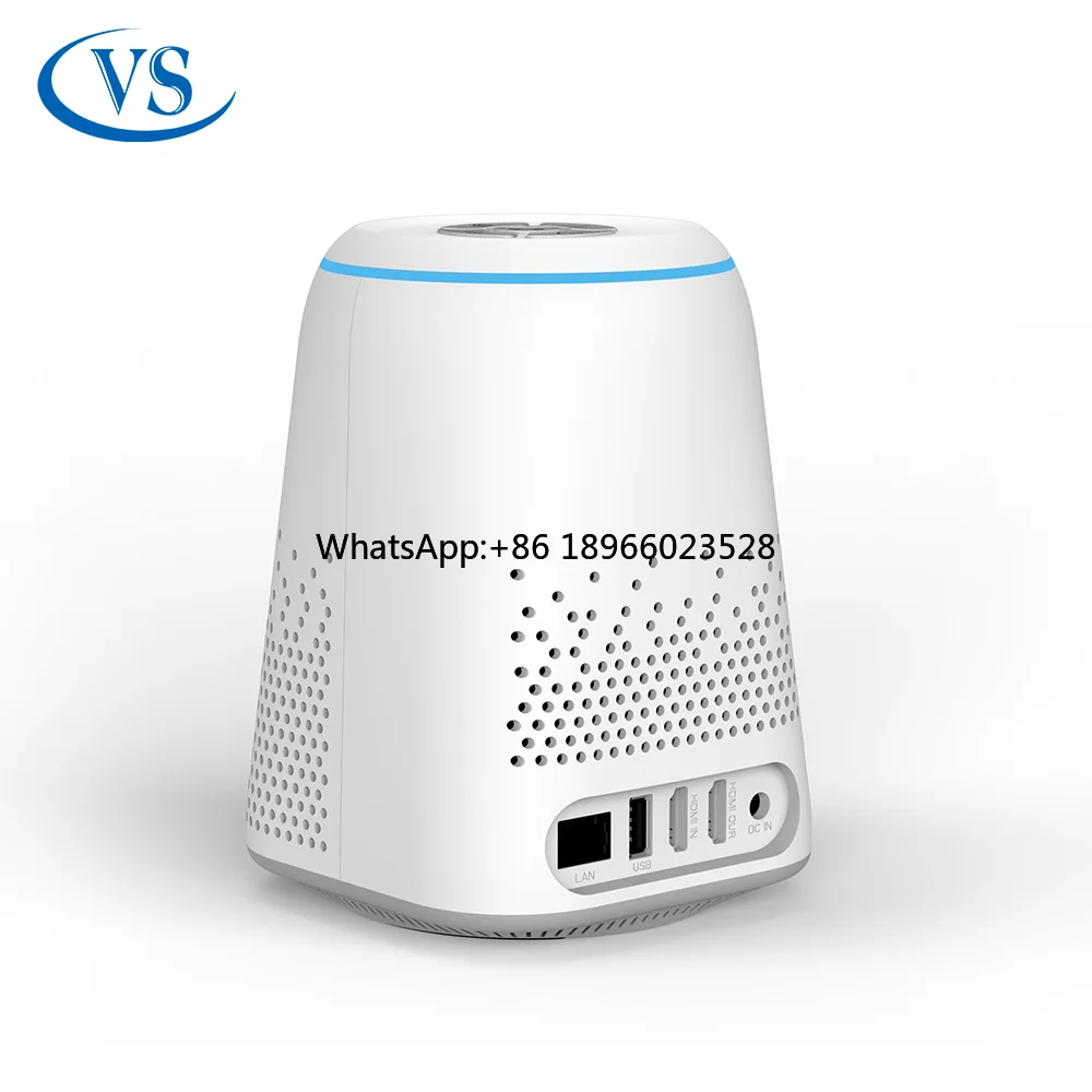 Videostrong HC1 LLM AEC ASR Zigbee Gateway Hub كاميرا WiFi IoT مكبر صوت ذكي لاسلكي مع مساعد صوت Google