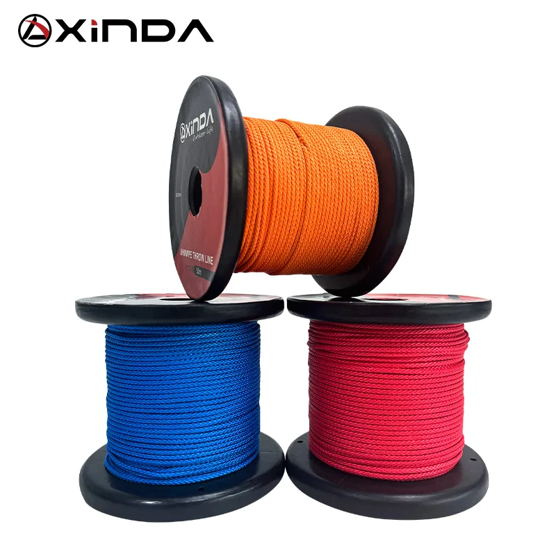 XINDA 2mm Denima Rope String  Throwing Mountaineering Activities Wear Tree Climbing Rope 50M Jungle Crossing Equipment