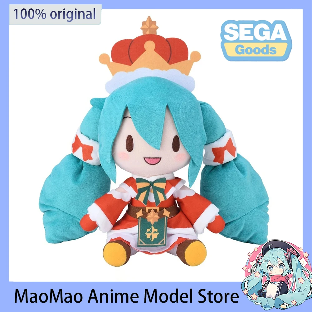 オリジナル正規品-sega-vocaloid-初音ミク-クリスマス2026-ver-ぬいぐるみ-フワプチ-32cm-かわいいアニメ人形-女の子へのプレゼント