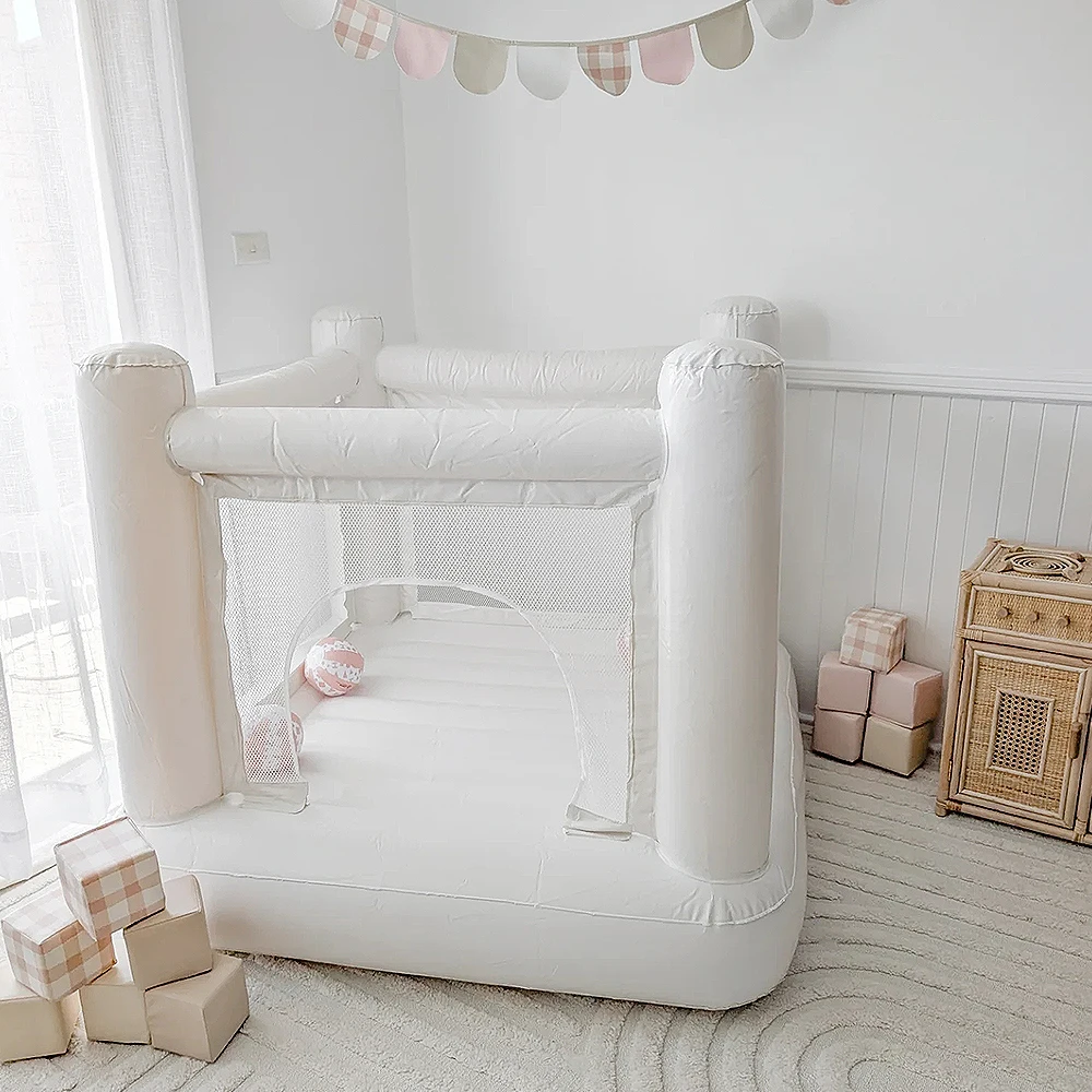 Mini City Bounce House Birthday Gift 1-6 Years Old PVC Mini Inflatable Castle Children's Toy Castle Inflatable Jumping House