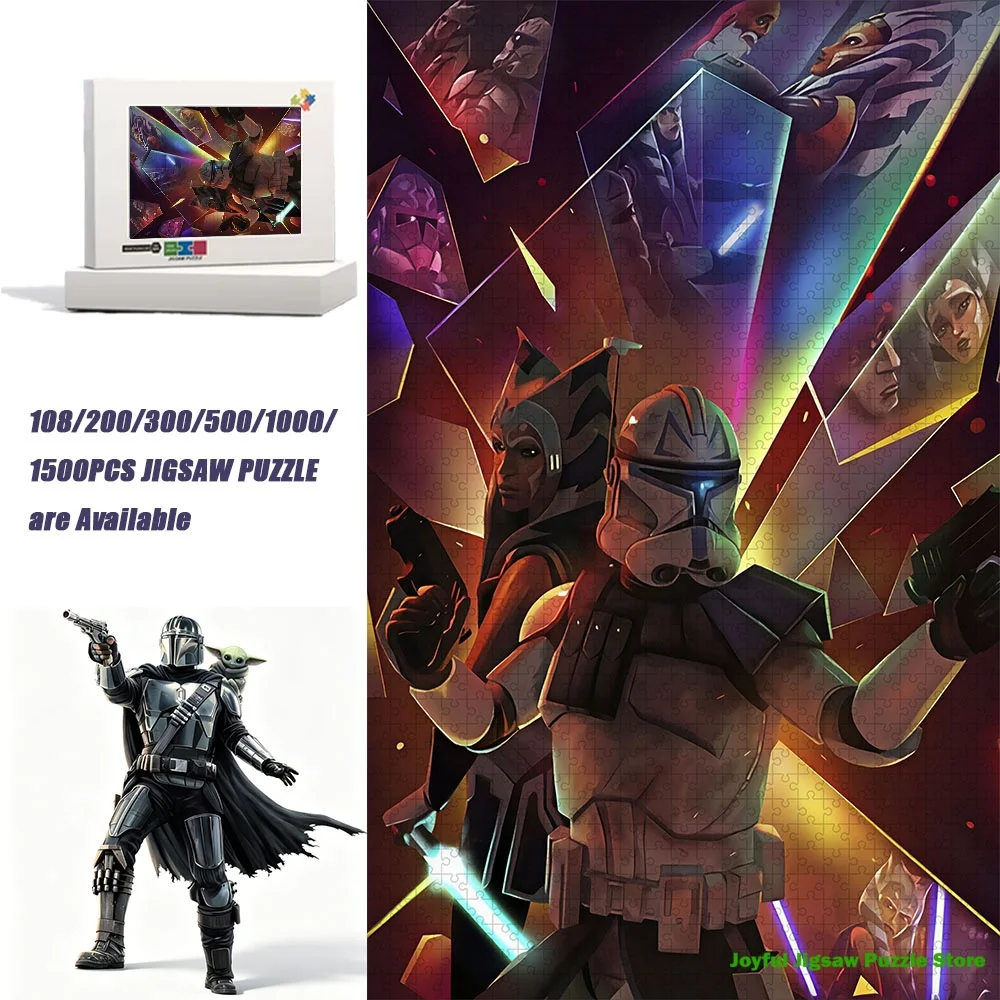 

Star Wars for All-age Jigsaw Puzzle Calming Leisure Brain Game Boost Parent-child Bonding Premium Present for Birthday Holiday