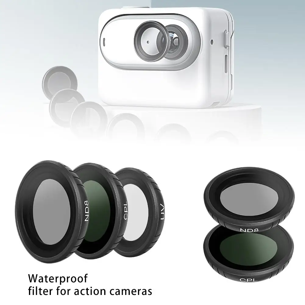 Waterproof Filter Shadowstone Protective Mirror Action Cameras For AMagisn Insta360 GO3S Lightweight Portable Accessories U3U0