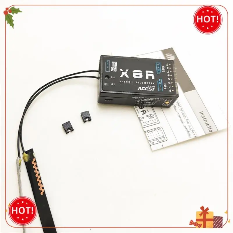 Durevole-X8R 8Ch/16Ch 2.4Ghz Ricevitore con antenna per TX16S TX18S JUMPER XJT X9D Plus,Horus X12S,X-Lite Pro ACCST e Rssiandsbus