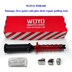 WOYO PDR100 Car Sheet Metal Tools Paintless Cold Glue Dent Repair Pulling Kit Dents Hail Pits PDR Tools