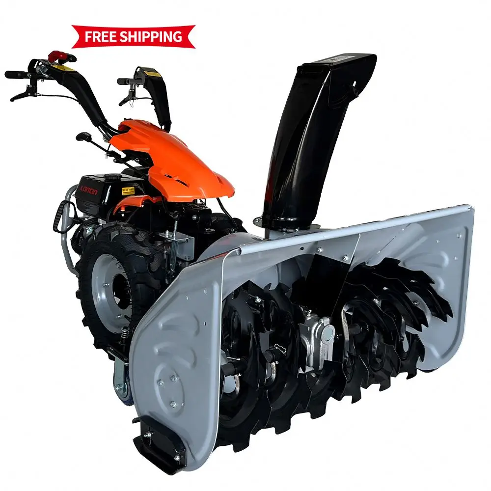 Snow Sweeping Equipment Multi-Function Road Snow Remover 15HP Roller Brush Fuel Snow Blower