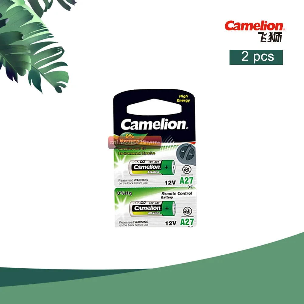 2 قطعة/الوحدة Camelion 12 فولت 27A MN27 27A L828 A27 سوبر القلوية بطارية ل جرس الباب التحكم عن بعد مضيا الخ