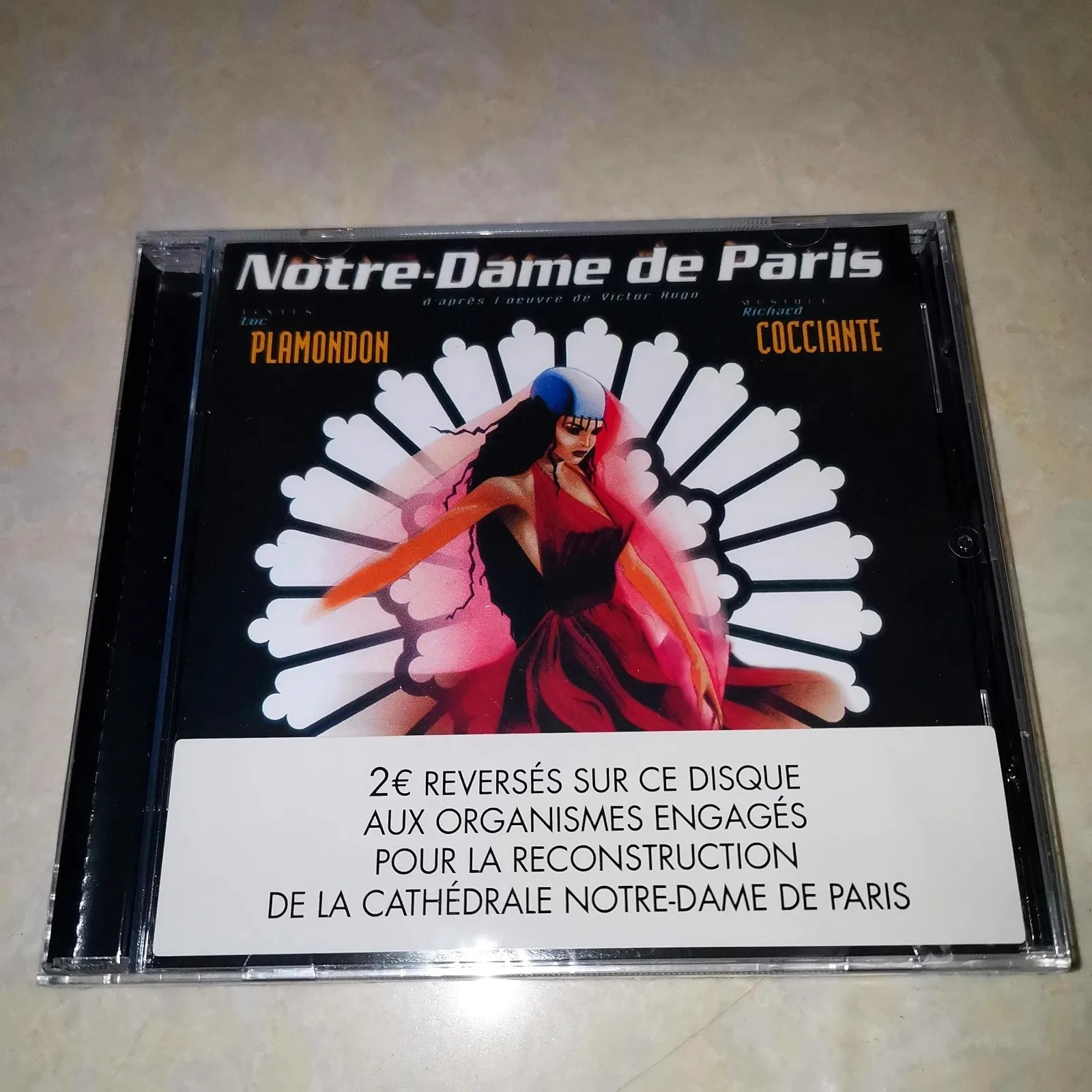 Musicals Helene Segara Daniel Lavoie Music CD Notre Dame de Paris OST Album Music Record Cosplay Walkman Car Soundtracks Box