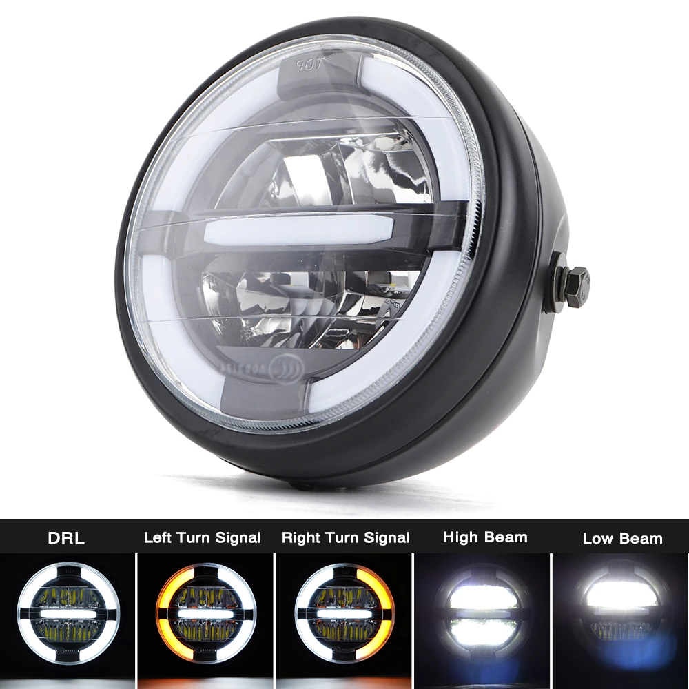 

Motorcycle Headlight 7 inch LED For Harley Touring Ultra Classic Electra Street Glide Road King Yamaha Motorcycle Headlamp