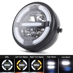 Motorcycle Headlight 7 inch LED For Harley Touring Ultra Classic Electra Street Glide Road King Yamaha Motorcycle Headlamp
