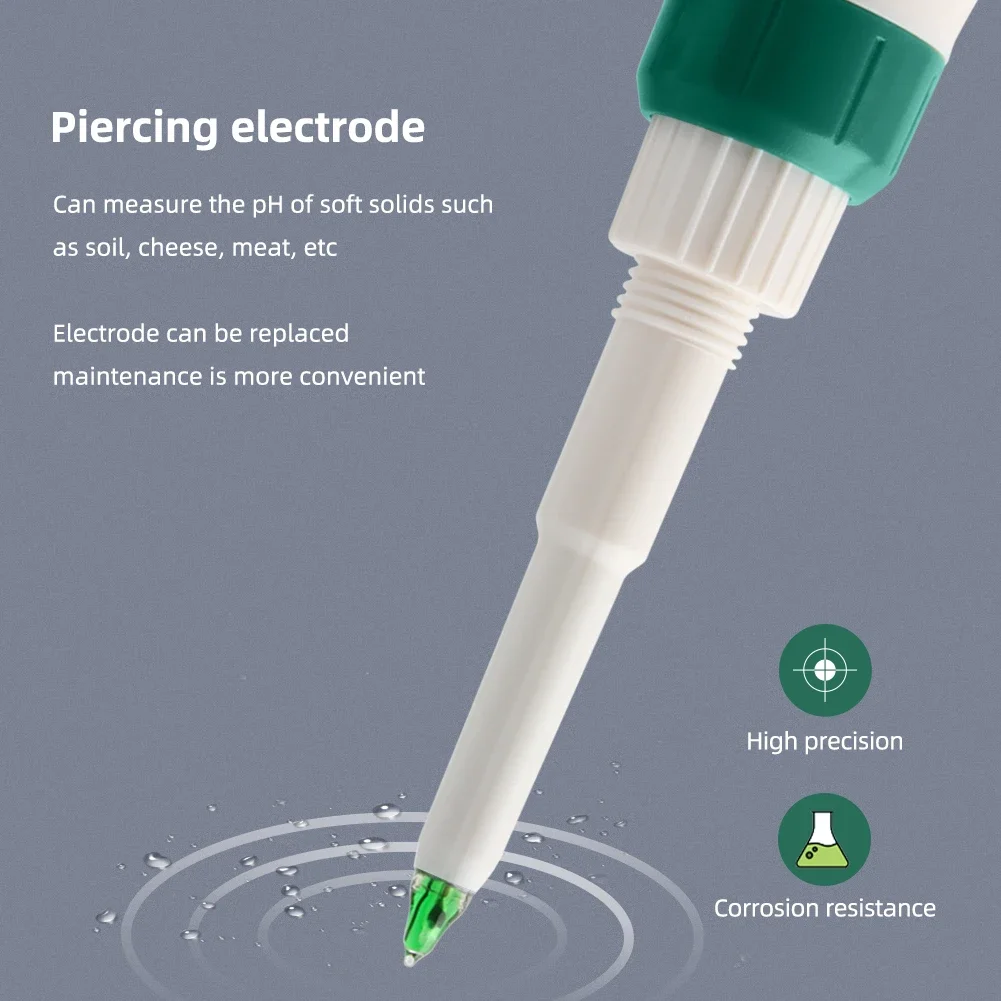 Professional Skin Care PH Meter 0.00~14.00 Acidimeter Sensitive Probe Digital Bluetooth Acidity Tester for Cream Lotion Cosmetic