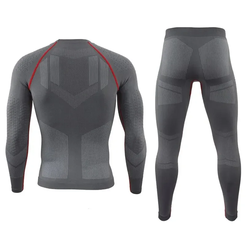 Men Sports Tactical Underwear Sets Fitness Running Tracksuits Breathable Quick Drying Clothing Sweatwicking Sports Clothing