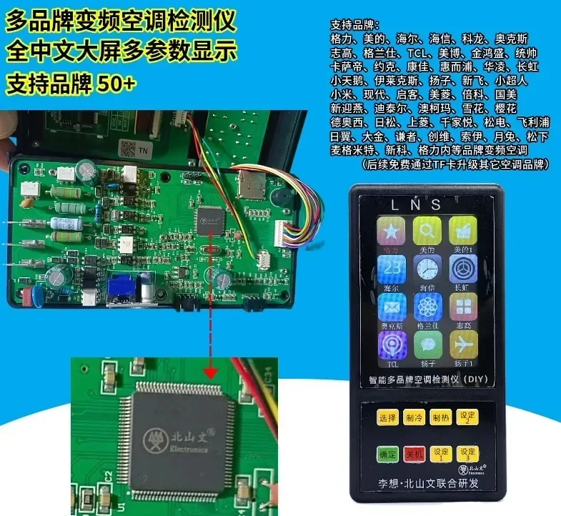 2025 كاشف أخطاء مكيف الهواء العاكس الجديد متعدد العلامات التجارية