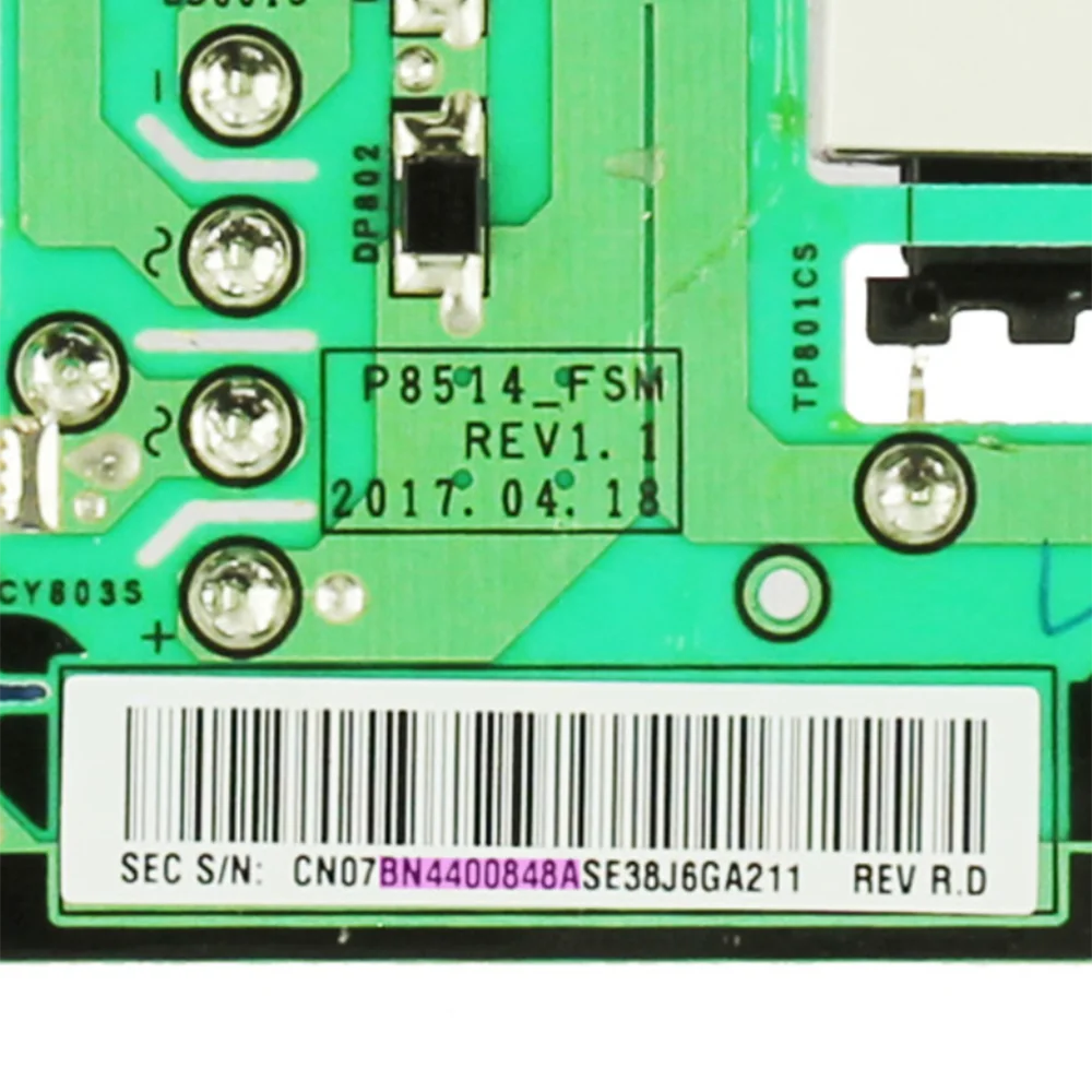 LS27H850QFNXZA, LU32H750UMNXZA, LU32H850UMNXZA, LS27H850QFNXGO, LS24H850QFNXZA, 전원 공급 보드, LED P8514_FSM BN44-00848A