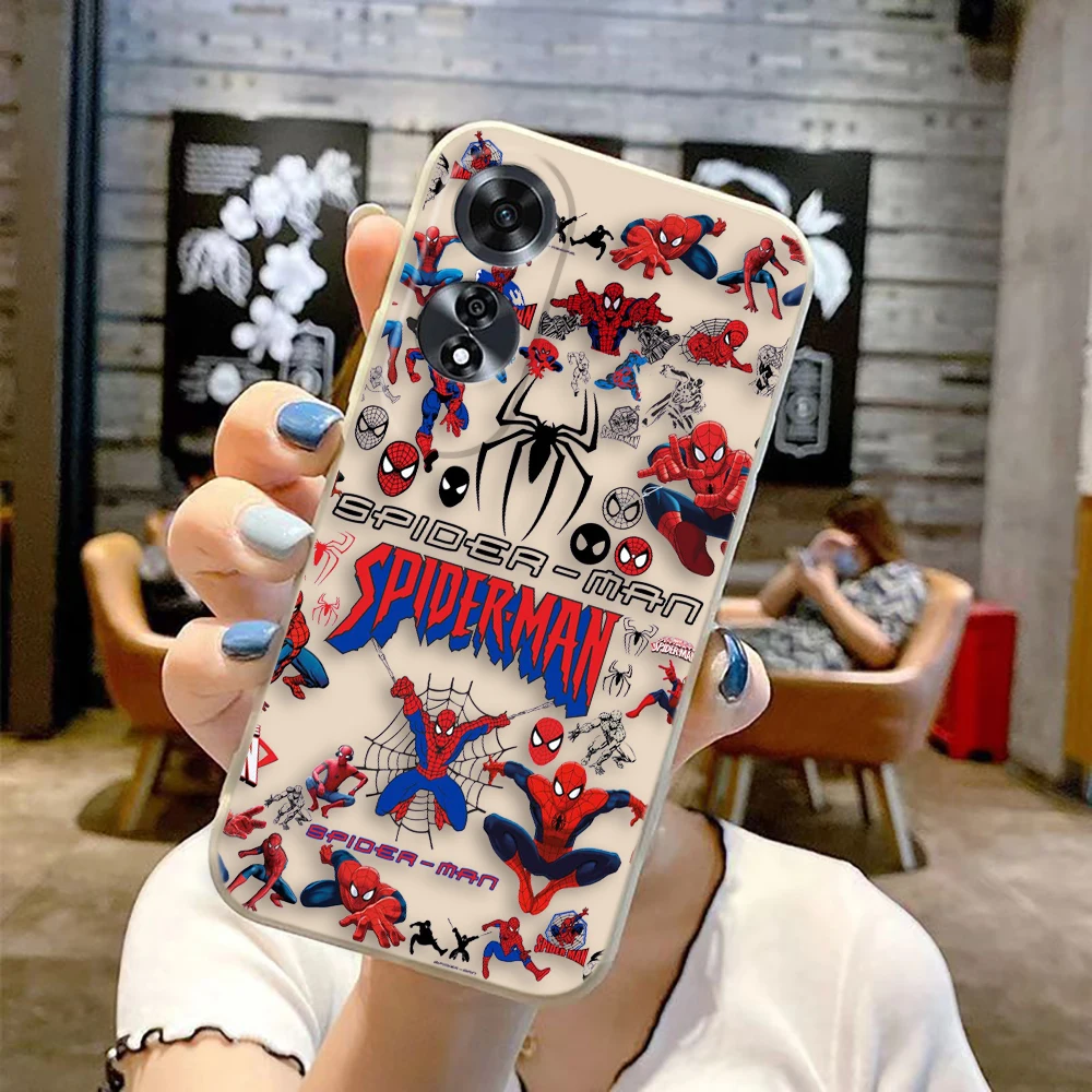 Marvel The Avengers Comics Phone Case For OPPO A9 A15 A16 A17 A31 A38 A53 A53S A54 A57 A60 A74 A78 A91 A92 A93 A94 A98 Capa Case