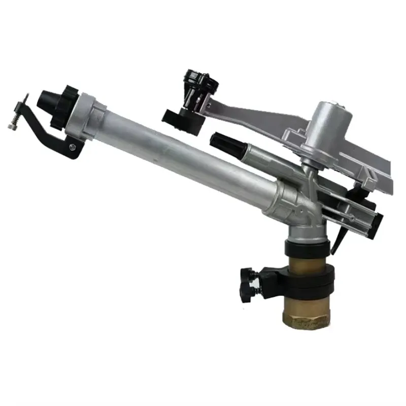 

Metal Long Distance Rain Gun With Adjustable Swing Arm And Nozzles For Agricultural Garden Greenhouse And Dust Control