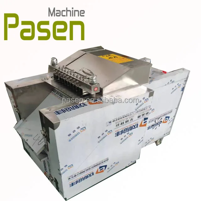 frozen pork skin with bones cutting machine poultry cuber dicing machine cold Chicken Meat Dicing Machine