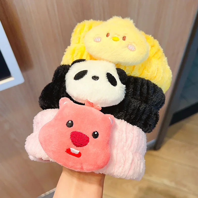 Miniso 漫画サンリオ結び目ヘアバンド犬クロミ人形メイク洗顔フェイシャルマスク結び目ヘアインターネット有名人結び目ヘアベルト