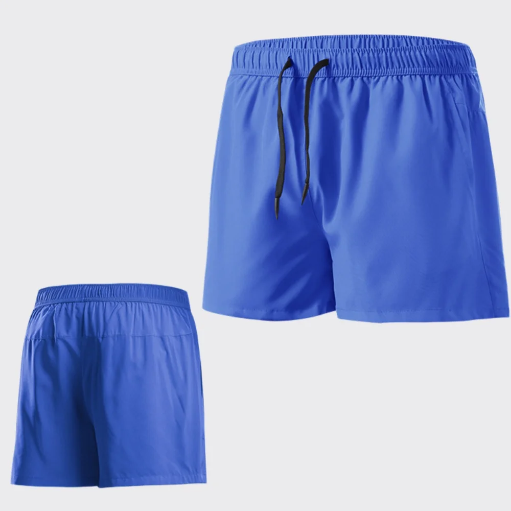 Men's Quick Dry Gym Shorts  2 In 1 Running Fitness Shorts Men Summer New Sports Running Breathable Beach Short Pants Tracksuits