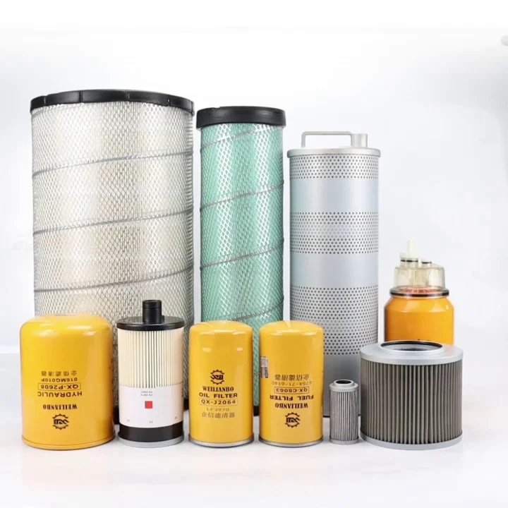 For lonking 225E 6225E New Oil Diesel Air Oil Water Hydraulic Filter Vehicle Maintenance excavator accessories Free shipping