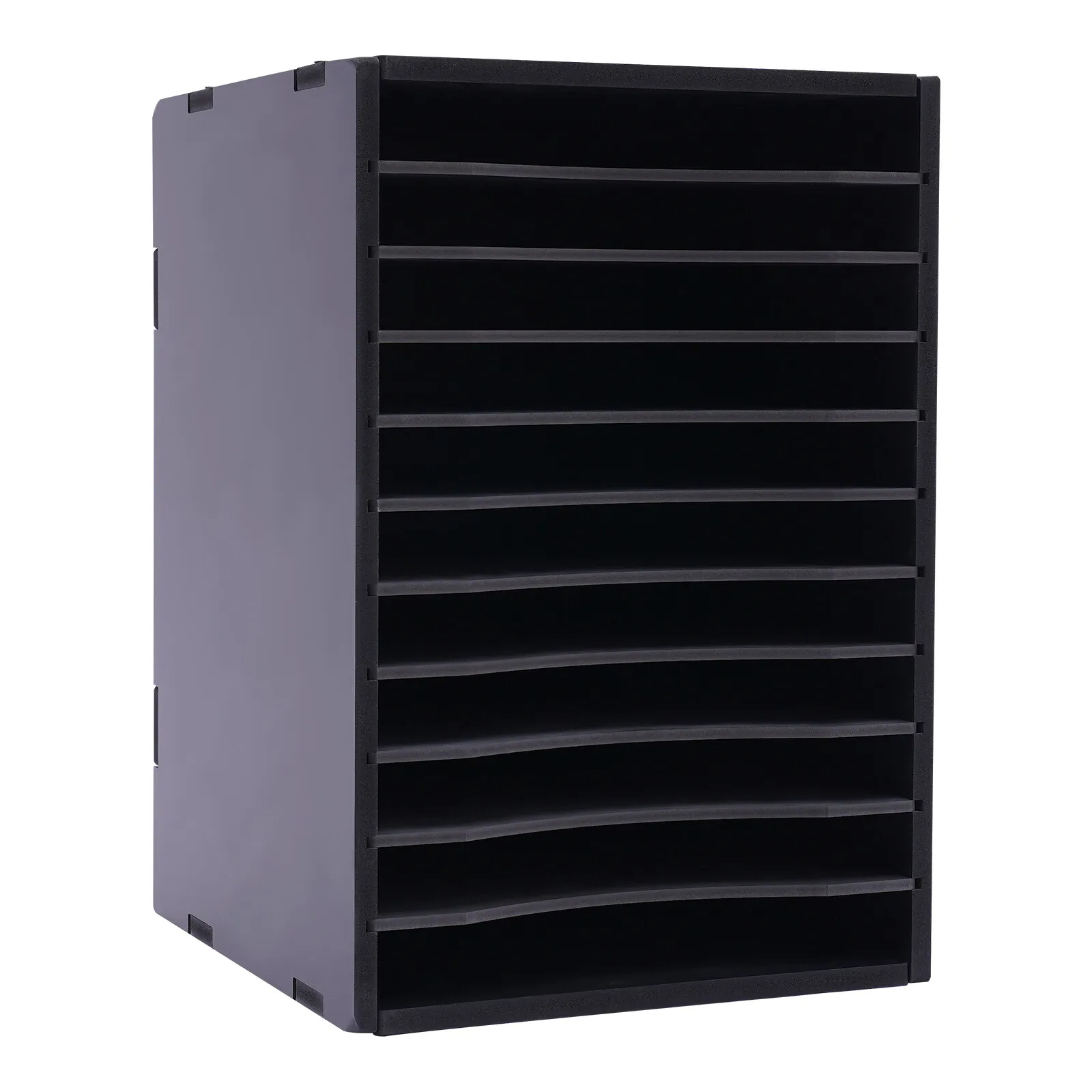 Вертикальный настольный сортировщик, 11-секционный деревянный офисный стол, держатель для файлов, органайзер