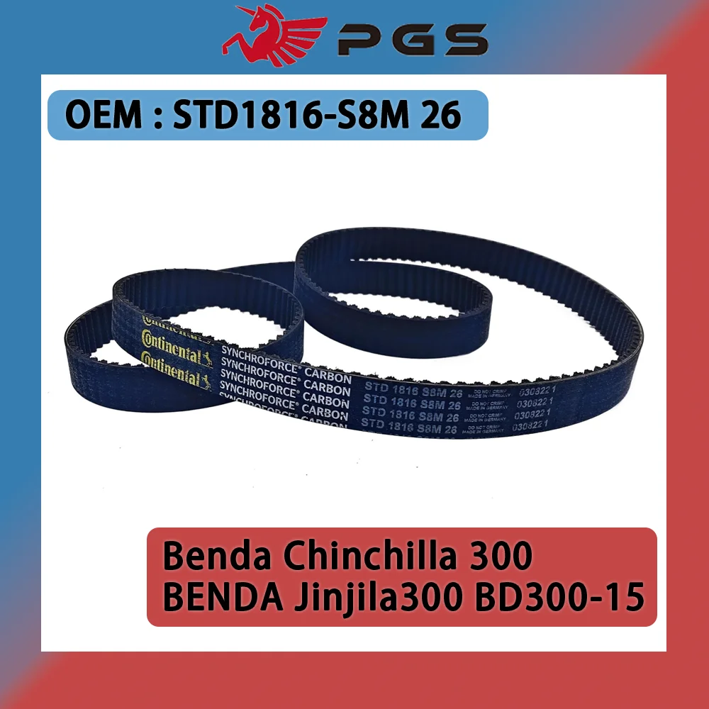 PGS Original STD1816-S8M 26 Moto Courroie De Transmission Pour Benda Alberchilla 300 BENDA JSilk ila300 BD300-15