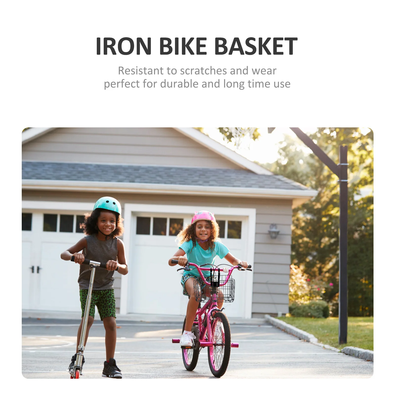 

Bike Front Basket Bicycle Hanging Design Fast Release Durable Lightweight Front Basket for Outdoor Cycling