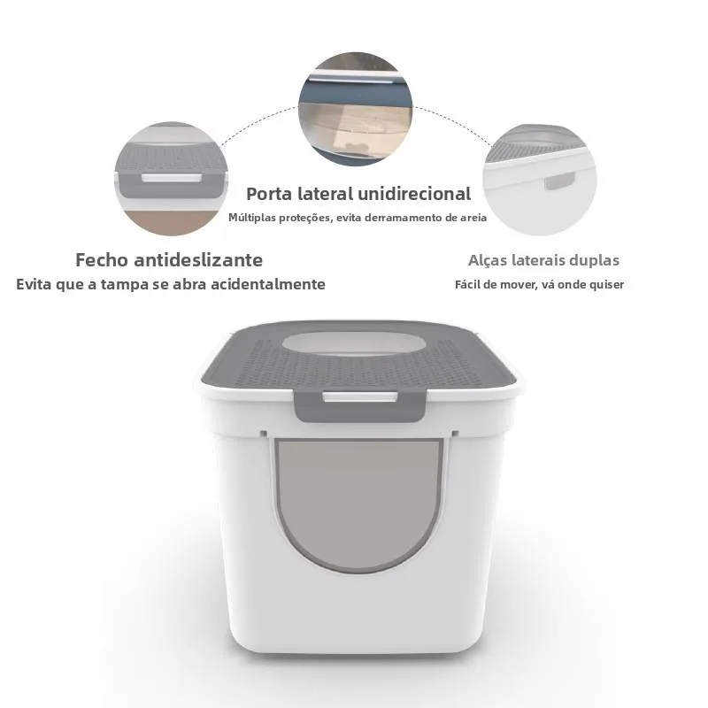 bac-a-litiere-d'entree-superieure-boitier-complet-toilettes-de-grande-taille-semi-fermees-controle-des-odeurs-fournitures-de-poele-a-merde