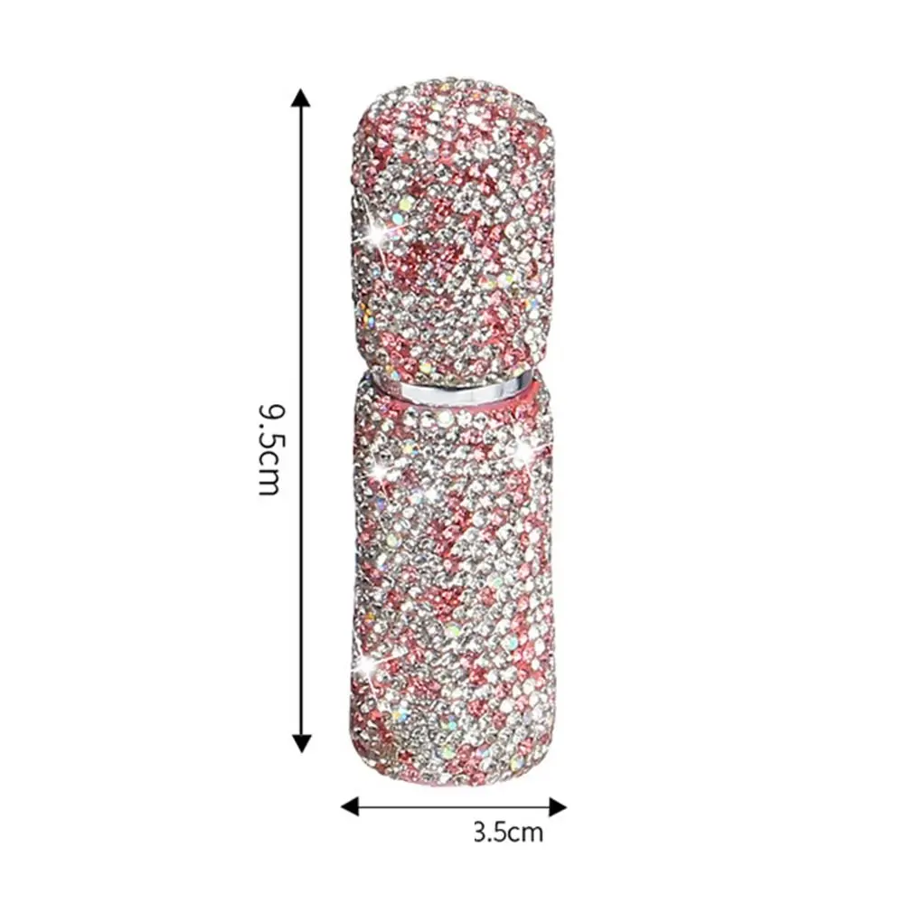 5ml 10ml Portable Perfume Spray Bottle Rhinestone Inlaid Refillable Leakproof Travel Mini Cosmetics Sub Bottle Container Wholesa