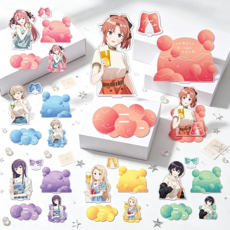 Acrylic Stand Model Plate Keychain-Botan Kamiina Fully Blossoms When Drunk Desk Decor Anime Kanade Gujo 15cm Gifts FACTORY STORE