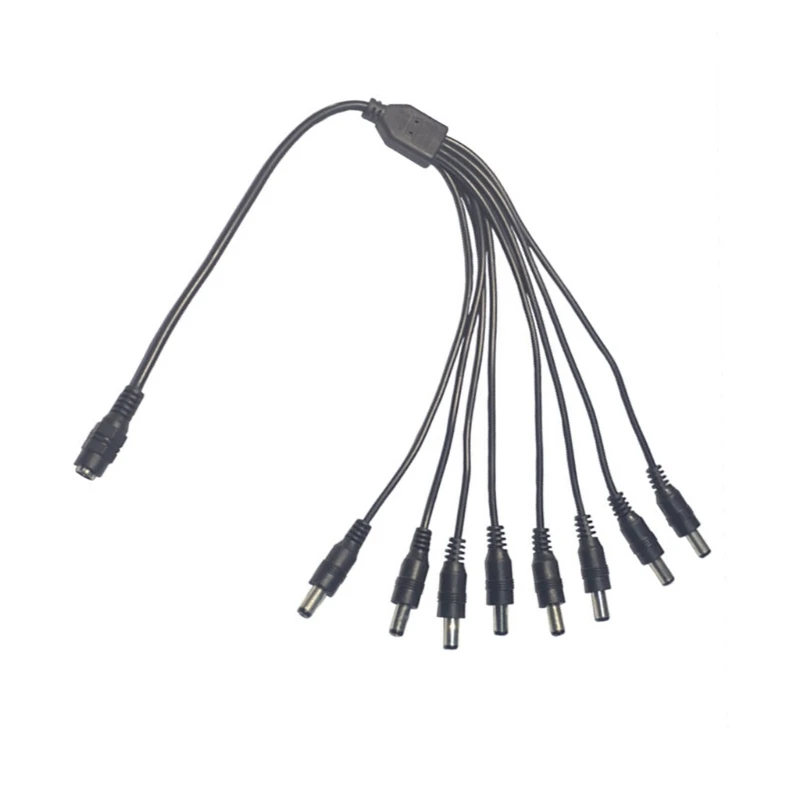 Đầu Nối Nữ Đến Nam DC5521 Dây 5.5 Mm X 2.1 Mm Cáp Chia Nguồn Cho Camera Quan Sát Xe Giám Sát Đèn LED